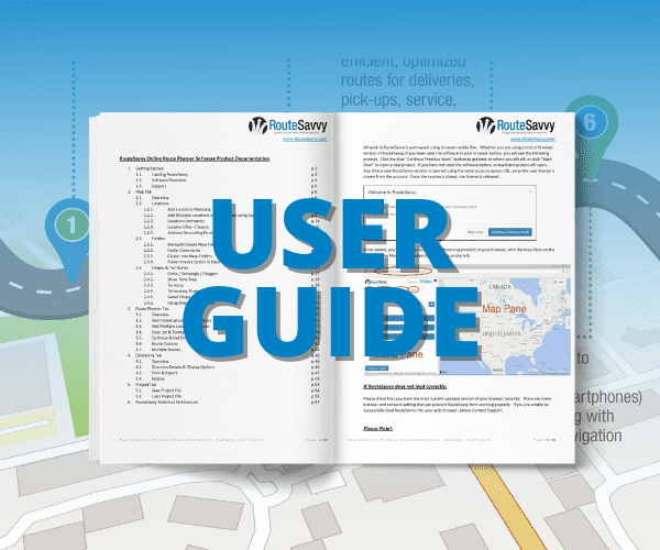 RouteSavvy User Guide | RouteSavvy.com | OnTerra Systems
