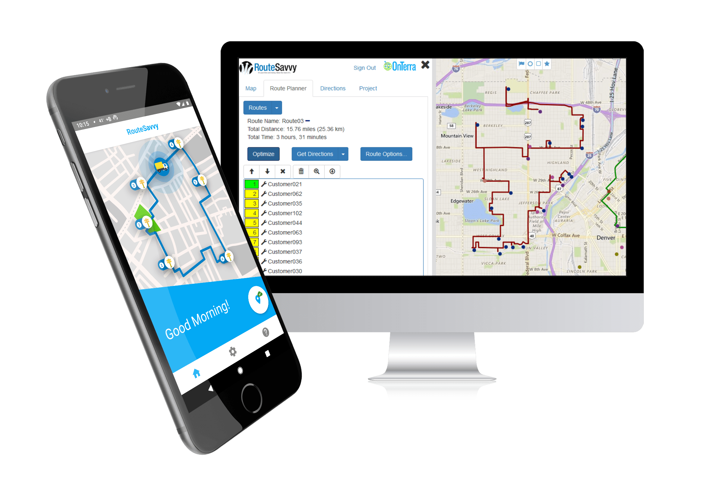 Route Planner. Route planning