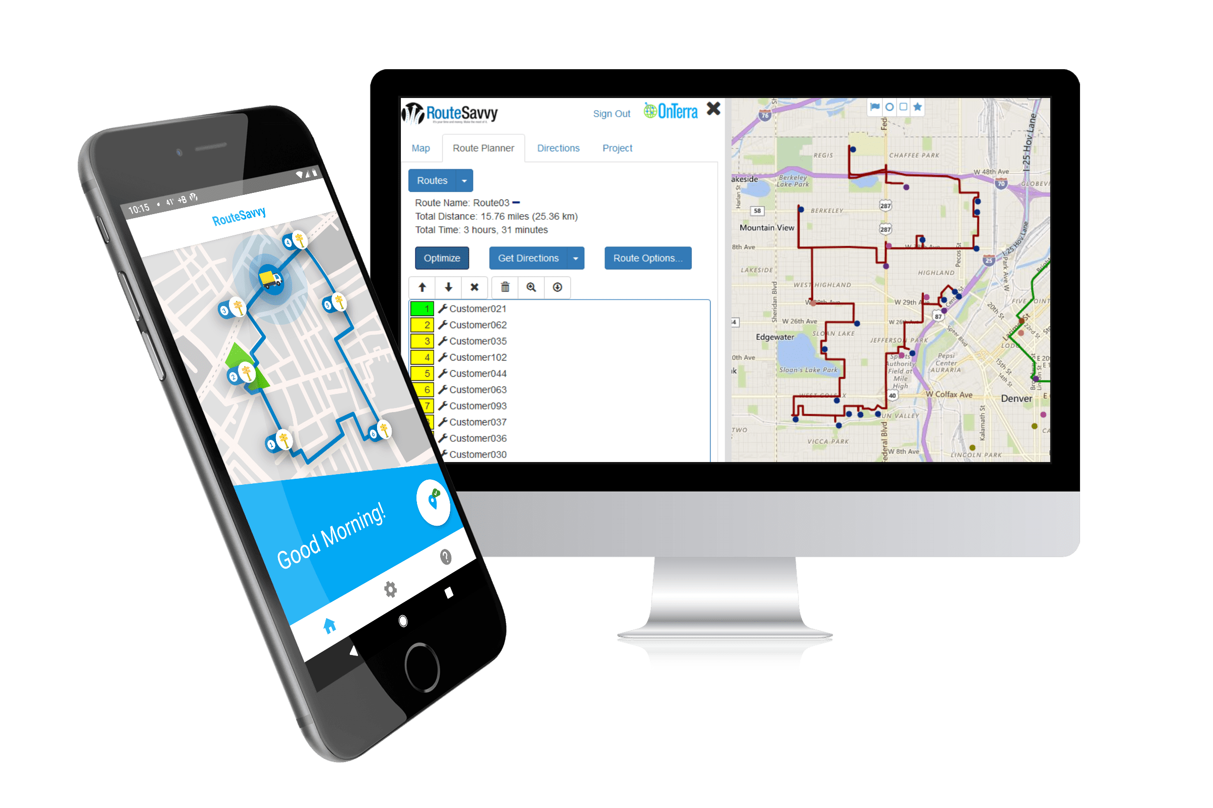 Route planning. Route Planner.