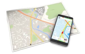 Map + smartphone map | 5 Signs You Need A Route Planner | RouteSavvy.com