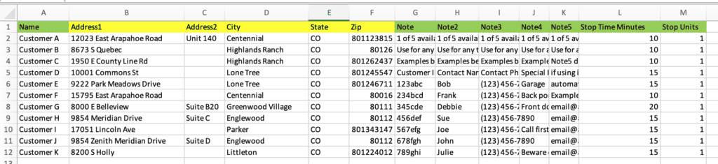 RouteSavvy Screenshot | How To Upload Addresses To RouteSavvy 2