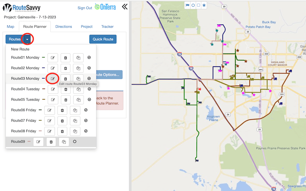 RouteSavvy Screenshot | RouteSavvy Route Visualization Tools