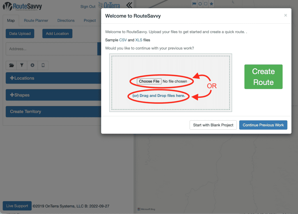 RouteSavvy Screenshot | RouteSavvy Quick Route Tutorial | RouteSavvy.com