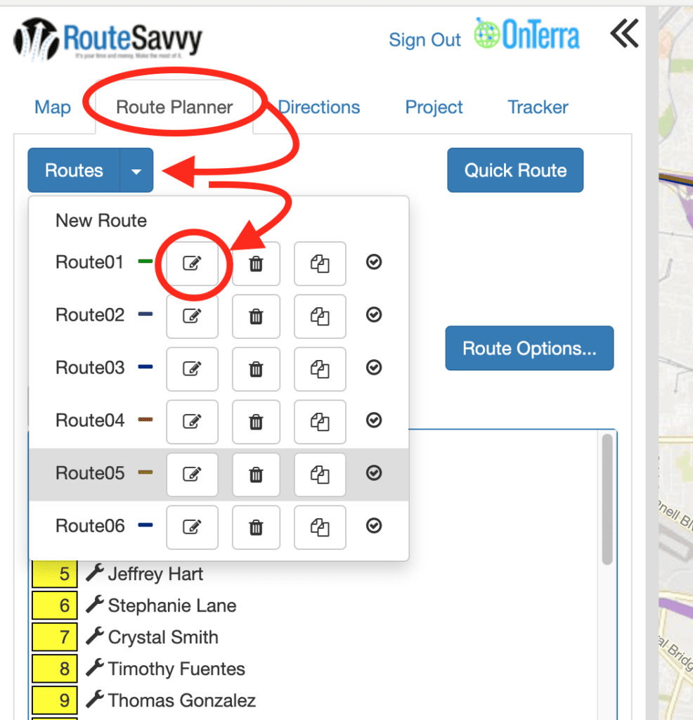 RouteSavvy Screenshot | RouteSavvy Route Builder Tutorial