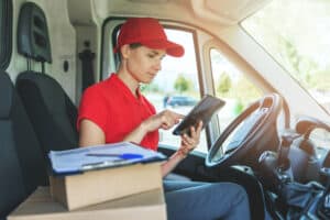 Delivery Driver In Van | How To Export A RouteSavvy Route | RouteSavvy.com